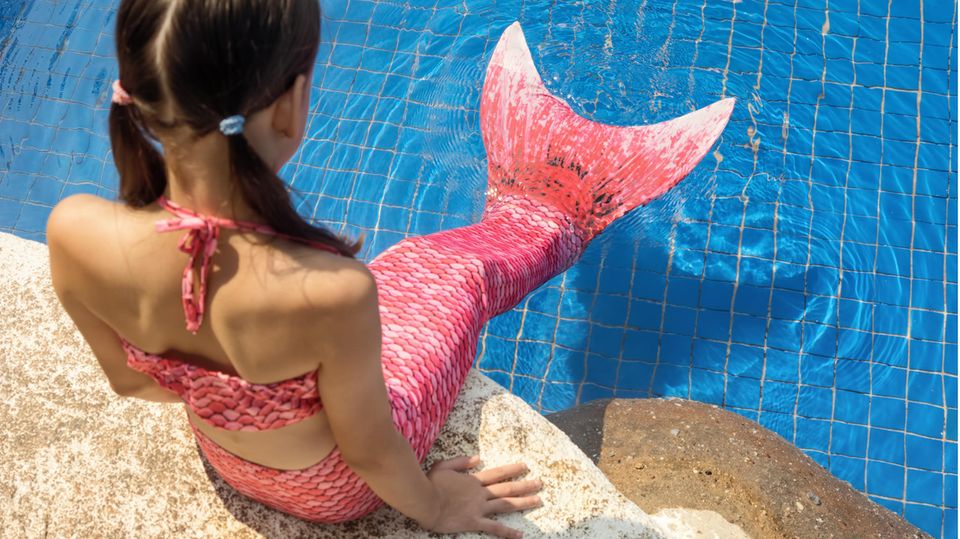 Meerjungfrau-Flosse für Kinder