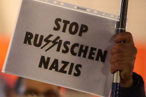 Ukraine-Krieg: Protest gegen Nazis