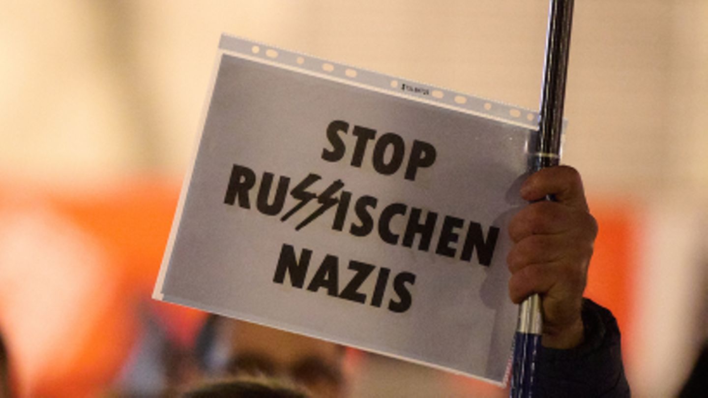 Ukraine-Krieg: Protest gegen Nazis