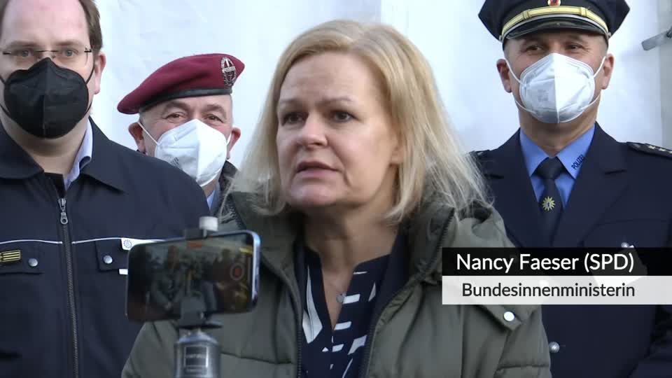 Video: Faeser: Müssen Flüchtlinge gerecht verteilen