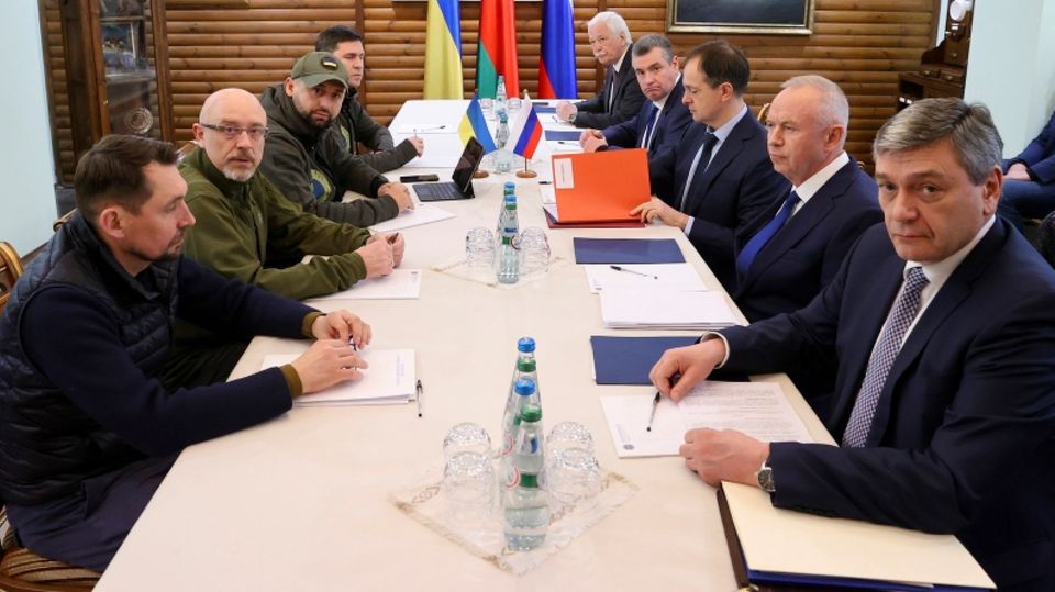 Verhandlungsrunde zwischen Russland und der Ukraine