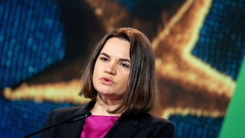 Belarussische Oppositionsführerin: "Es ist absolut erforderlich, dass diese Invasion gestoppt wird.“