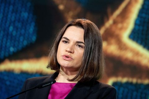 Belarussische Oppositionsführerin: "Es ist absolut erforderlich, dass diese Invasion gestoppt wird.“