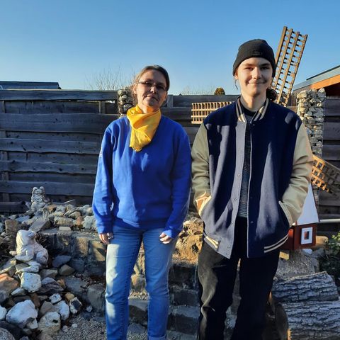 Marlene Joksch und Sohn Paul