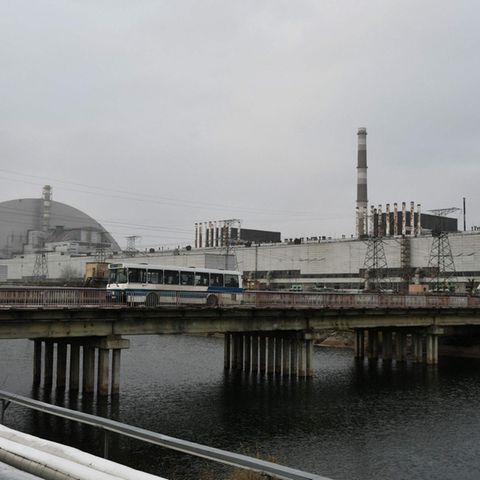 Der Unglücksreaktor von Tschernobyl im Norden der Ukraine