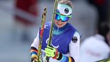 Bronze im Langlauf-Sprint, freie Technik (sehbehindert): Linn Kazmaier mit Guide Florian Baumann 