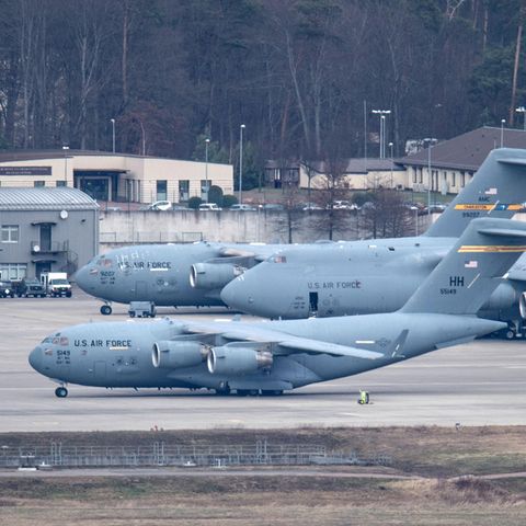 Die Air Base in Ramstein ist Heimat der amerikanischen Luftwaffe sowie der größte Nato-Flughafen Europas