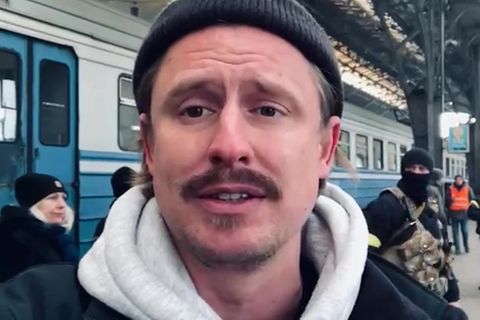 stern-Reporter Jonas Breng berichtet aus Lviv in der Ukraine