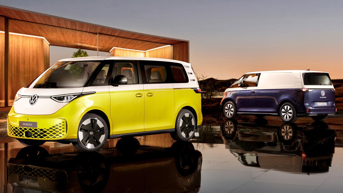 VW ID.Buzz in zwei Farben VW ID.Buzz in zwei Farben