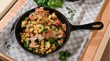 Spätzlepfanne mit Schweinefilet, Champignons und Speck  Hier geht's zum Rezept!