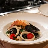 Schwarze Tagliatelle "frutti di mare"  Hier geht's zum Rezept!