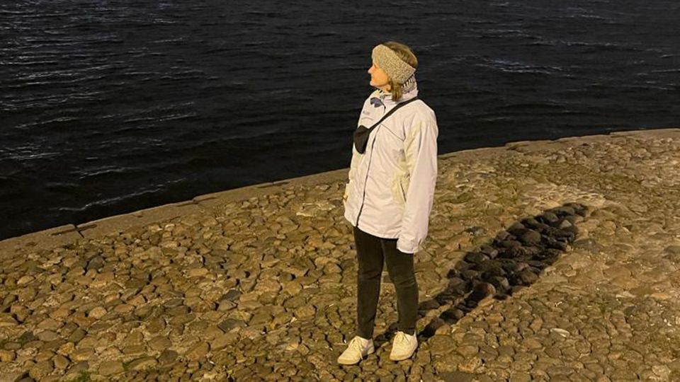 Russia Ukraine Student Friederike Grube in St. Petersburg