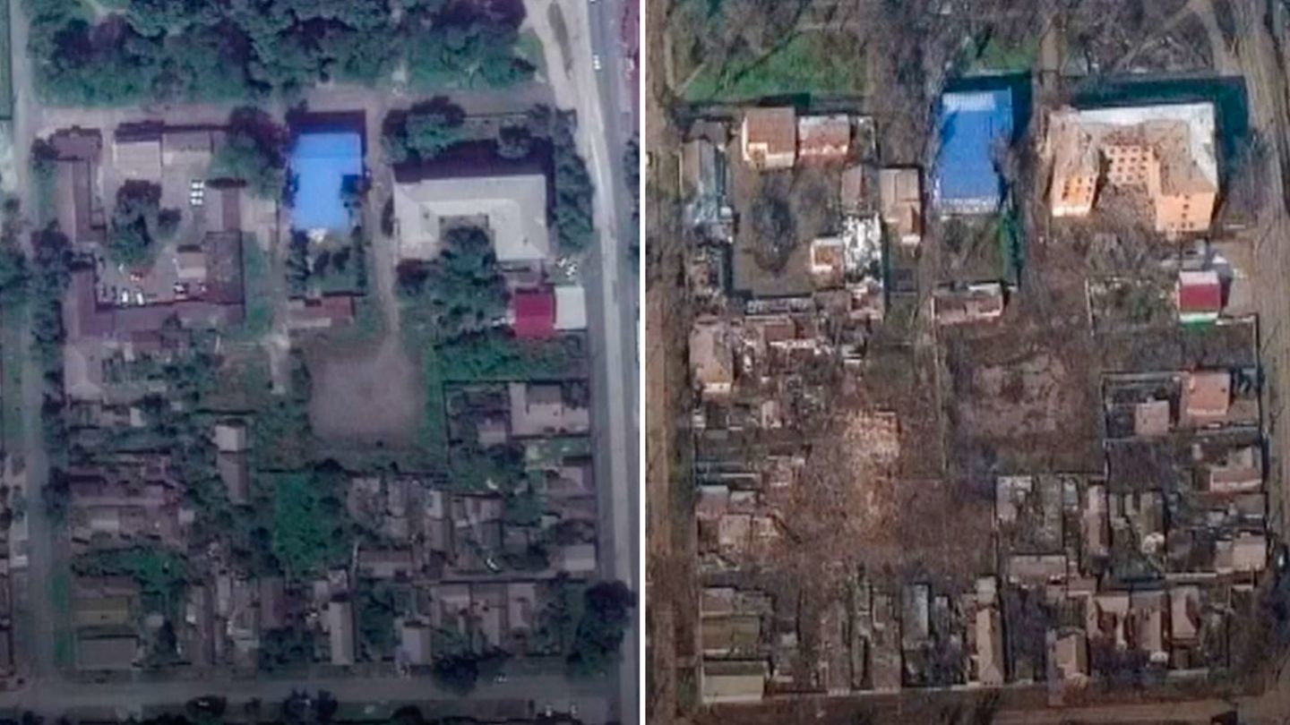 Ukraine War – Mariupol: Satellite images show extent of destruction