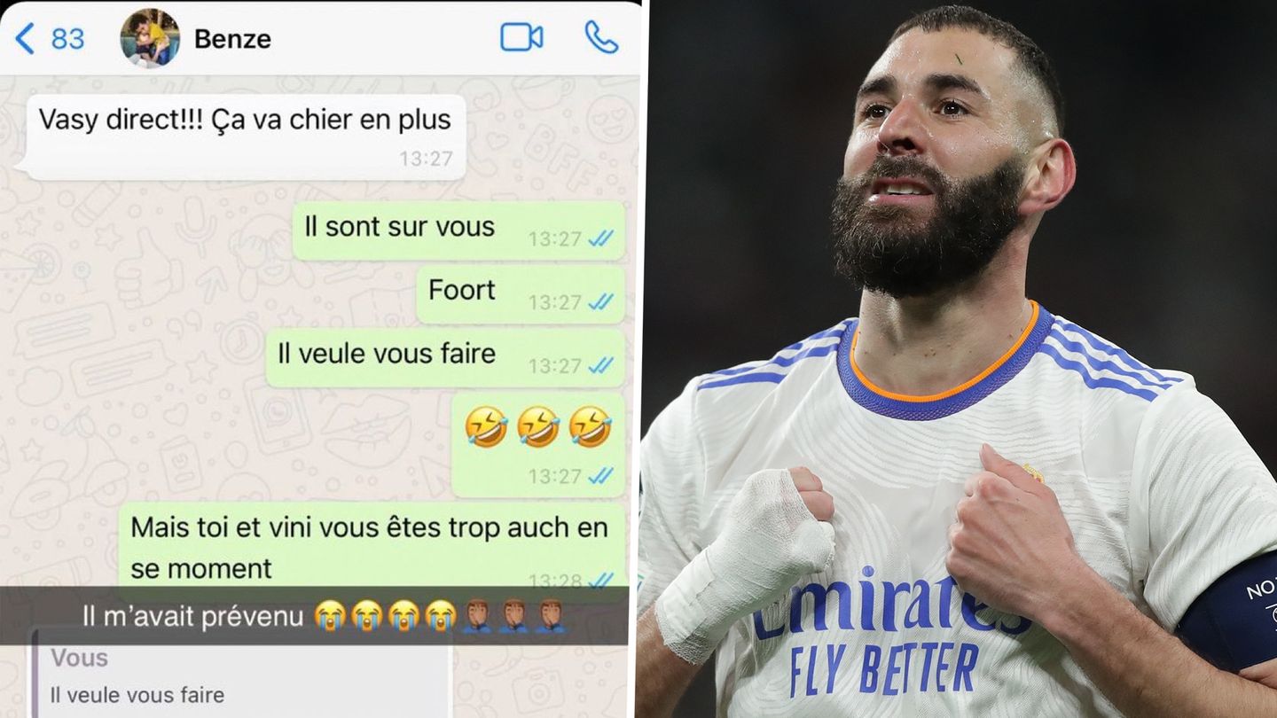 Pure self-confidence: Karim Benzema’s Whatsapp messages leaked before the PSG gala