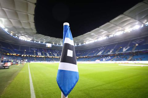 Eckfahne im Hamburger Volksparkstadion