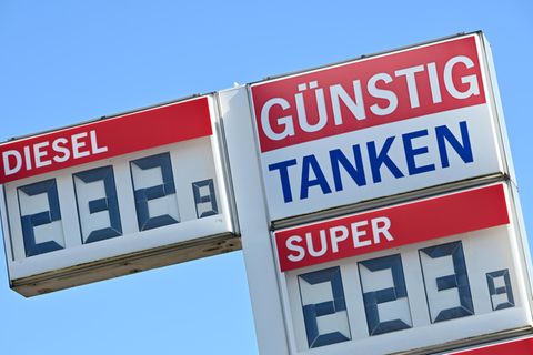 Tankstelle im Leipziger Land