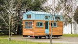 Mit 6 Metern Länge ist das Tiny House kaum größer als viele Wohnwagen.