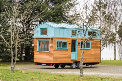 Mit 6 Metern Länge ist das Tiny House kaum größer als viele Wohnwagen.