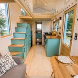 Das klassische Konzept von 1,5 Stockwerken mit Schrägdach.