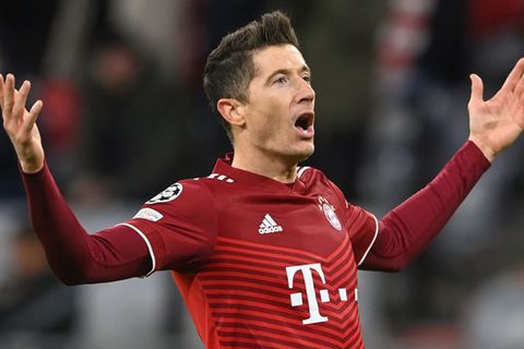 ROBERT LEWANDOWSKI BAYERN MÜNCHEN CHAMPIONS LEAGUE 08032022