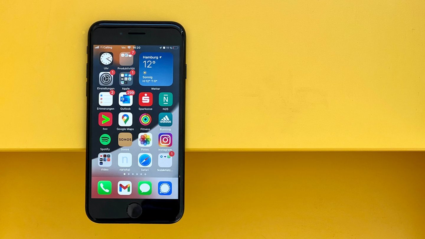 Das neue iPhone SE kommt im bekannten Look mit Homebutton