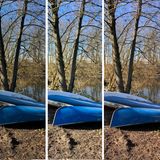 Neu sind die sogenannten "Stile". Wer möchte, kann die Voreinstellung für sämtliche Fotos verändern. Und sie damit etwa wärmer oder dramatischer wirken lassen. Das besondere: Der Effekt ist Teil der digitalen Nachbearbeitung des Bildes und verändert anders als im Nachhinein verwandte Filter nicht das gesamte Foto auf einmal, sondern berechnet jeden Bildteil einzeln. Das Ergebnis sieht man etwa am Boot, dem Boden davor oder dem Gebüsch. Von links nach rechts wurden folgende Stile benutzt: Standard, Kontrastreich, Leuchtend, Warm und Kalt.