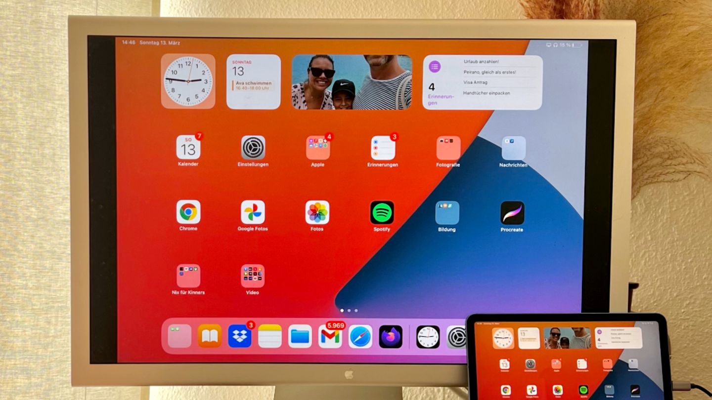 Apple-Tablet: Mit iPadOS 16 wird das iPad immer mehr zum vollwertigen Rechner - inklusive der vollwertigen Unterstützung externer Monitore