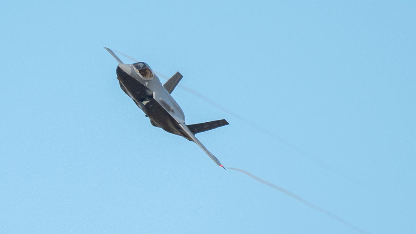 Ein F-35-Tarnkappenflieger der US-Armee