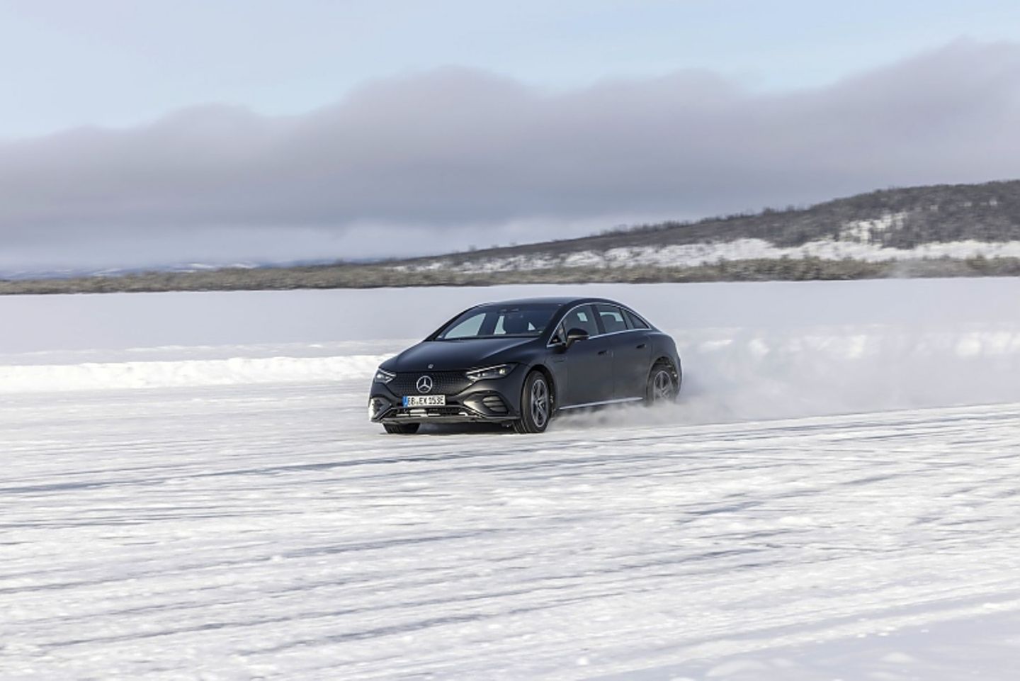 Wintererprobung Mercedes EQE