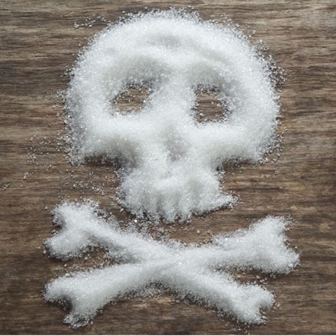 Ein Totenkopf aus Zucker