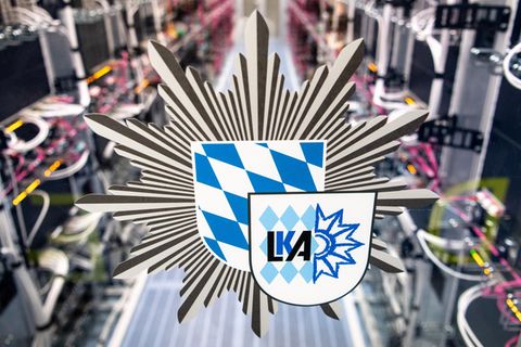 Ein Serverraum des bayerischen Landeskriminalamt (BLKA)