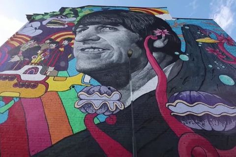 Video: Ringo Starr: ein Wandbild für Liverpool