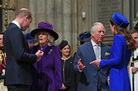 Commonwealth Day in Westminster Abbey: Prinz William, Herzogin Camilla, Prinz Charles, Herzogin Kate