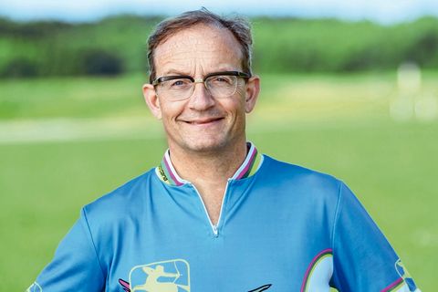 Wigald Boning in Laufklamotten