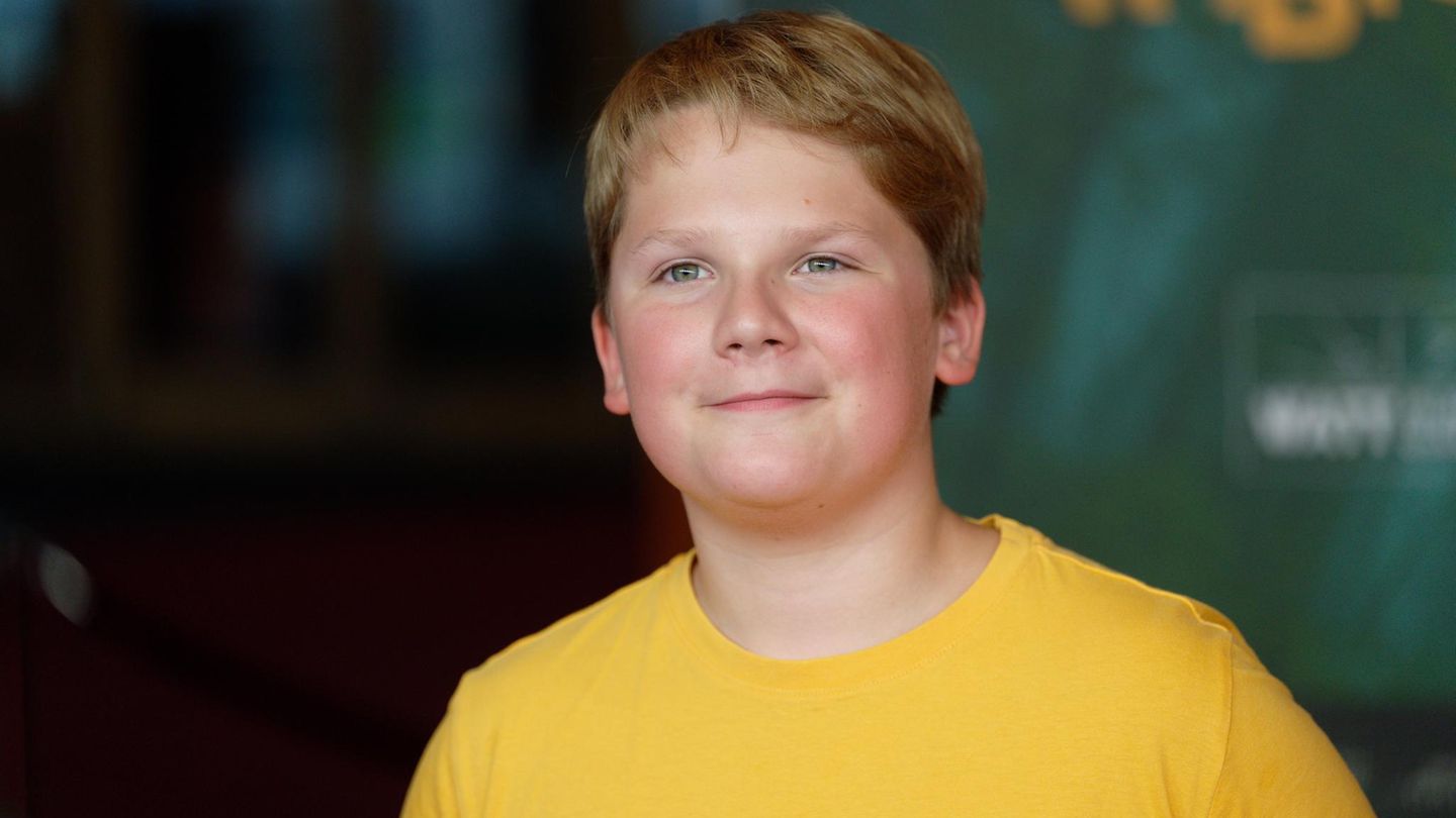Julius Weckauf bei der Premiere der Fantasy-Komödie "Catweazle"