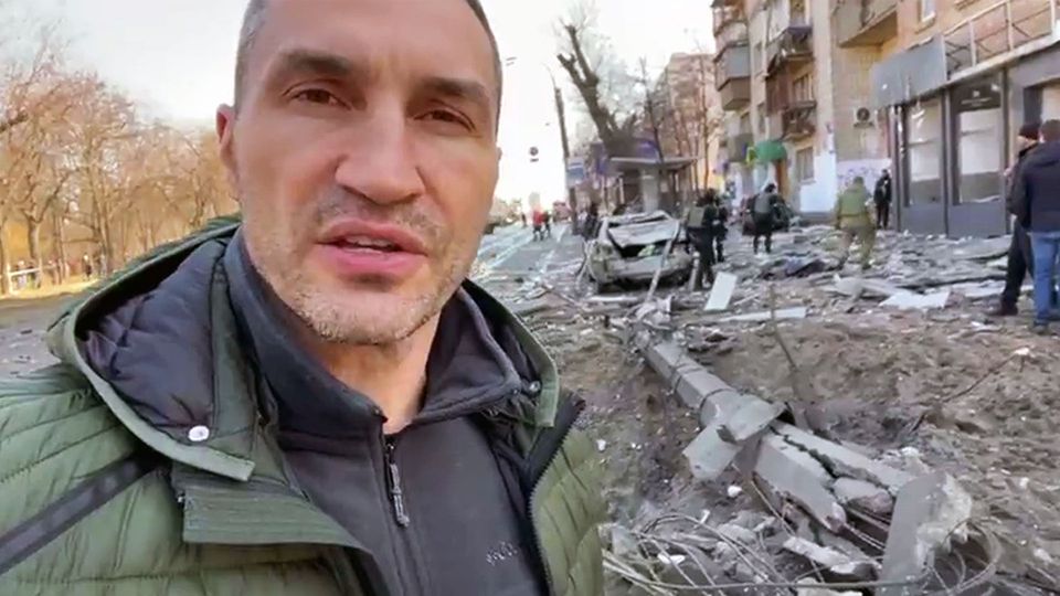 Klitschko berichtet aus zerstörten Kiewer Stadtteil: "Leben gehen verloren"