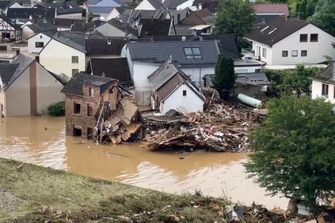 Flutschäden im Ahrtal