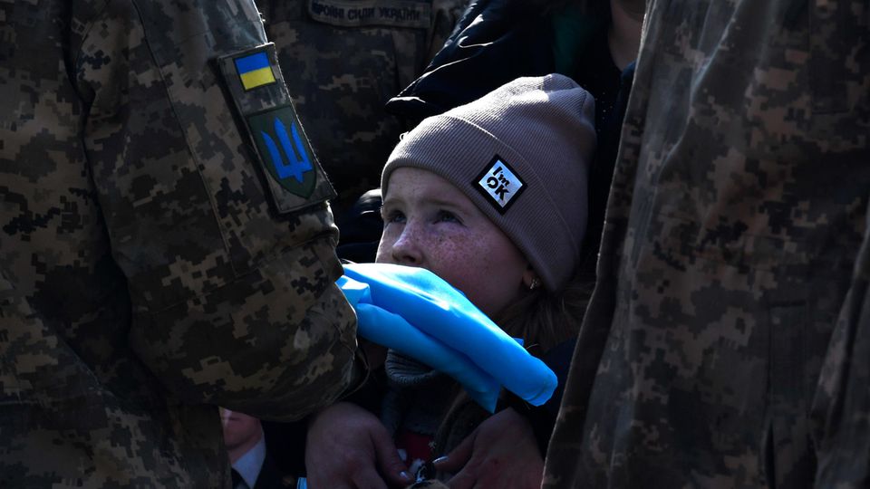 Beerdigung für ukrainische Soldaten