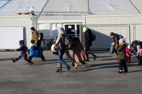Flüchtlinge aus der Ukraine in Berlin