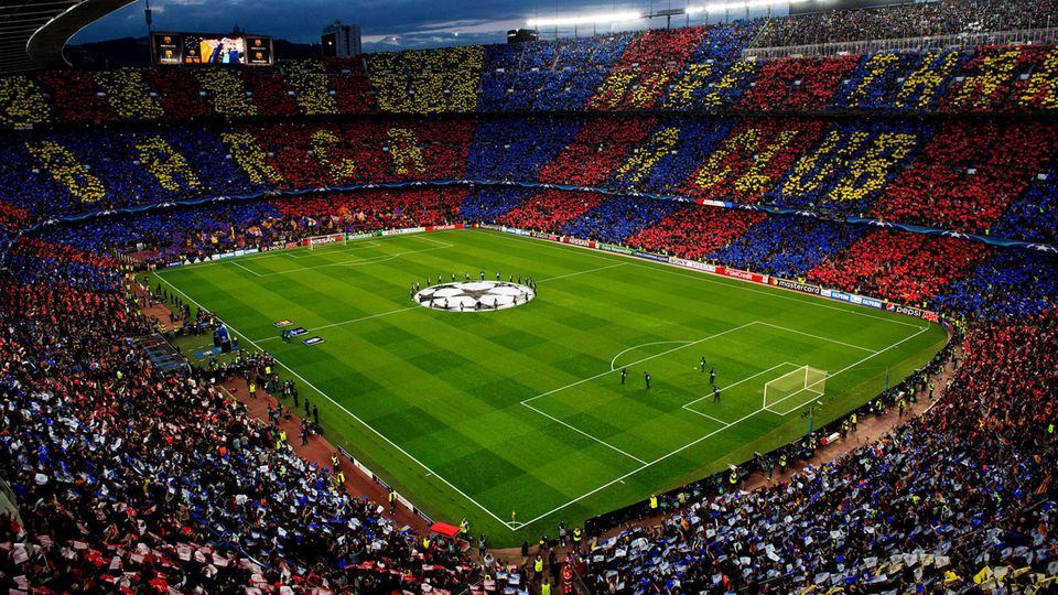 Fußballstadion Camp Nou in Barcelona