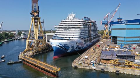 Fincantieri Werft , Trockendock in Marghera
