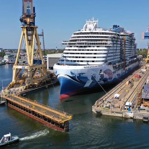Fincantieri Werft , Trockendock in Marghera