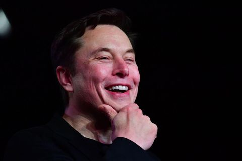 Elon Musk bei der Vorstellung des Tesla Model Y in Kalifornien