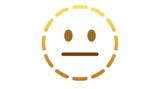 Ein Gesicht das verschwindet Emoji