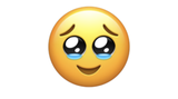 Ein Gesicht mit Tränen in den Augen Emoji