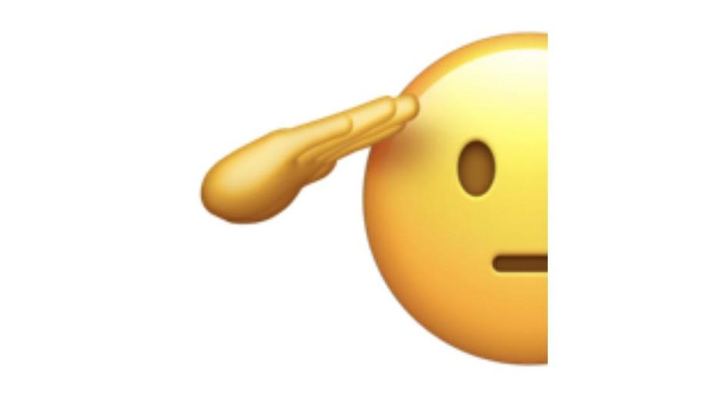 Salutieren Emoji