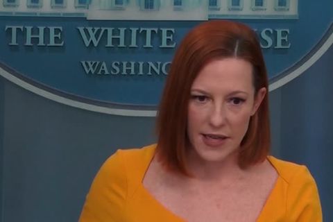 Jen Psaki: "Keiner von uns plant touristische Reisen nach Russland": Biden-Sprecherin scherzt über Sanktionen