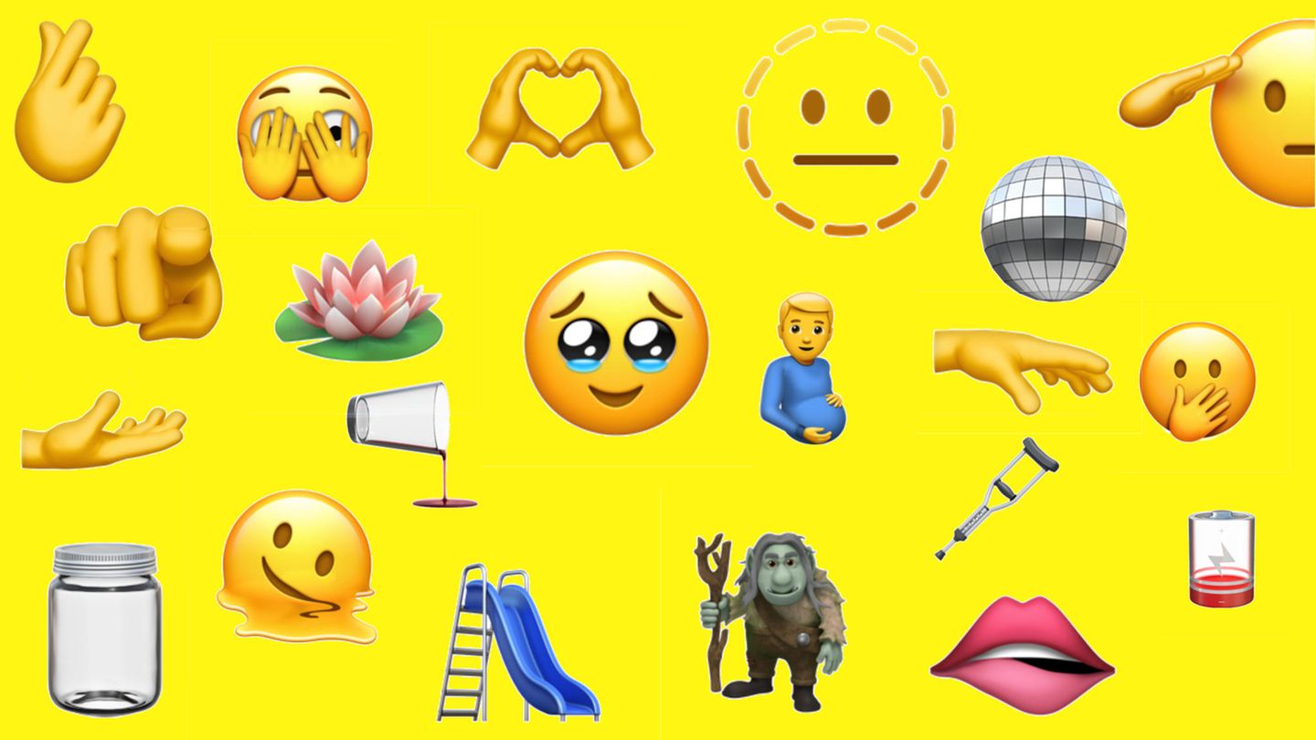 Neue Emoji-Symbole in iOS 15.4 Neue Emoji-Symbole in iOS 15.4