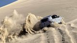 Bei den Tests in der Wüste Nevadas schlug sich das EQS-SUV so gut, dass die Entwickler einen Off-Road-Modus kreierten