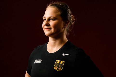 Gewichtheberin Sabine Kusterer